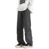 Men's high street overalls men's spring and autumn new trend straight loose casual charging trousers