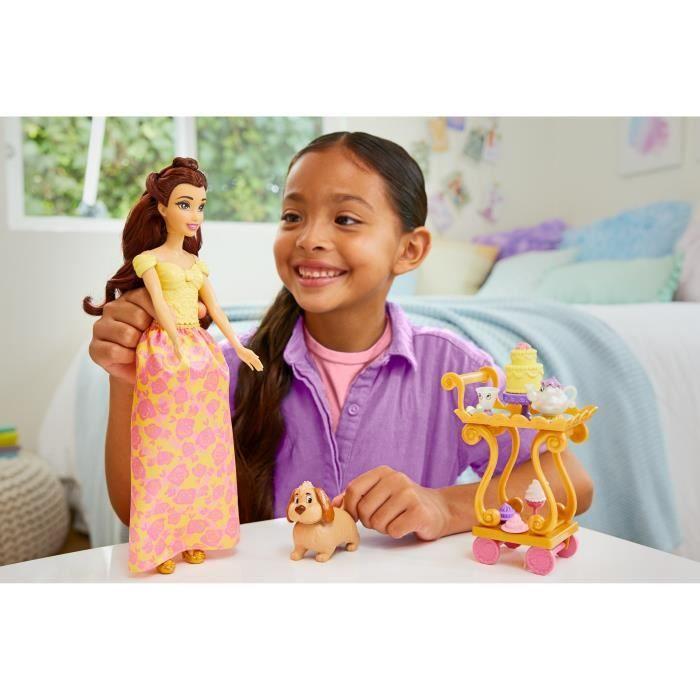 Princesse Disney - Belle Et Son Service À Thé - Poupées Mannequins - 3 Ans Et +