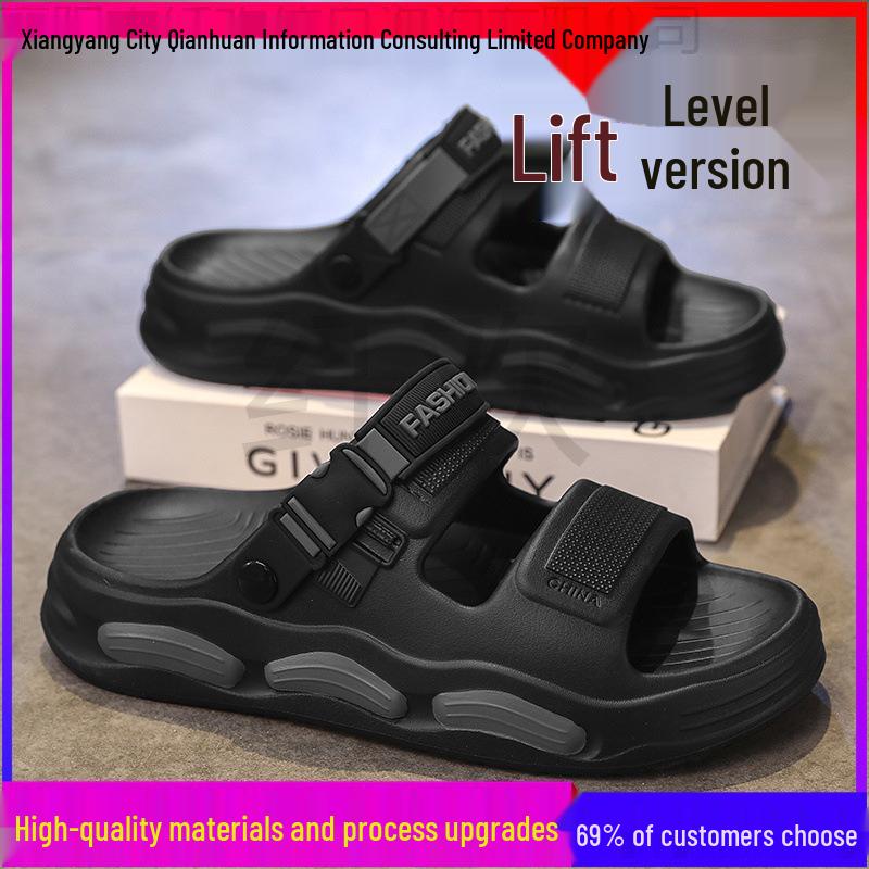 Men's 2025 Summer Sandals: Non-Slip, Wear-Resistant, Odor-Resistant, Dual-Use Lightweight Beach & Driving Slippers