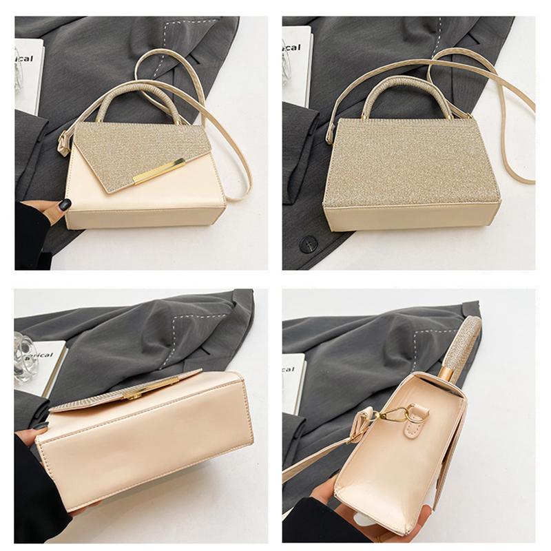 Retro Niche Design Crossbody Malá Čtvercová Kabelka Dámská Luxusní Kabelka Nová Trendy Módní Klopová Kabelka a Peněženka AVE