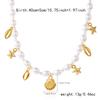 Multilayer  Starfish Sea Shell Beads Necklaces for Women Bohemian Starfish Conch Shell Choker Chain Summer Jewelry Gift