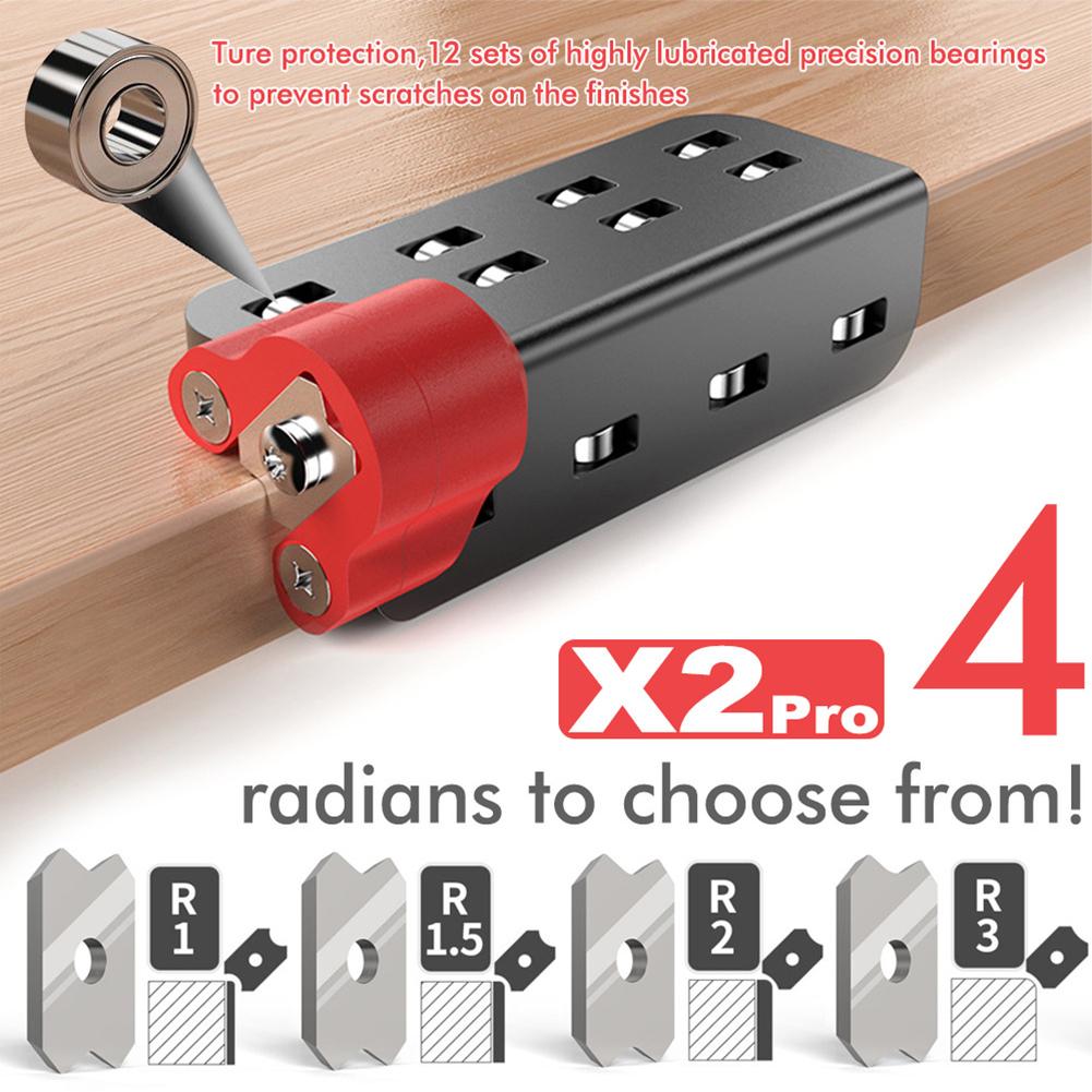 Blade Corner Manual Planer Blade R1/R1.5/R2/R3 Chamfering Blades Wooden Edge Corner Trimming Deburring Chamfering Fillet Scraper