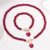 Fashionable Imitation Pearls Necklace Fashion Jewelry Beads Bracelet Adjustable Chain Necklace Present for Fashion Lover