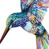 Hummingbird Metal Wall Art Decor Crafts Colorful Ornament Hanging Decoration for Hallway