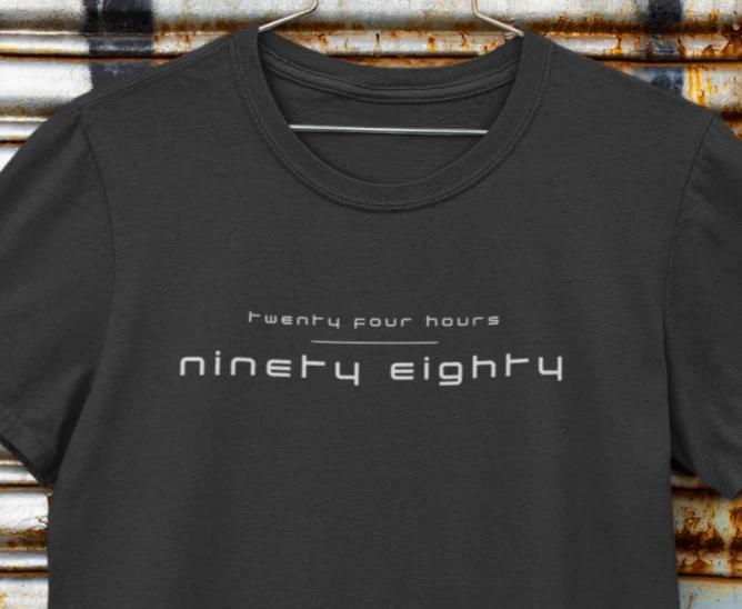 24 Hours Closer Joy Division Styled T-Shirt / Retro Indie Goth Rock Vintage Tee XL