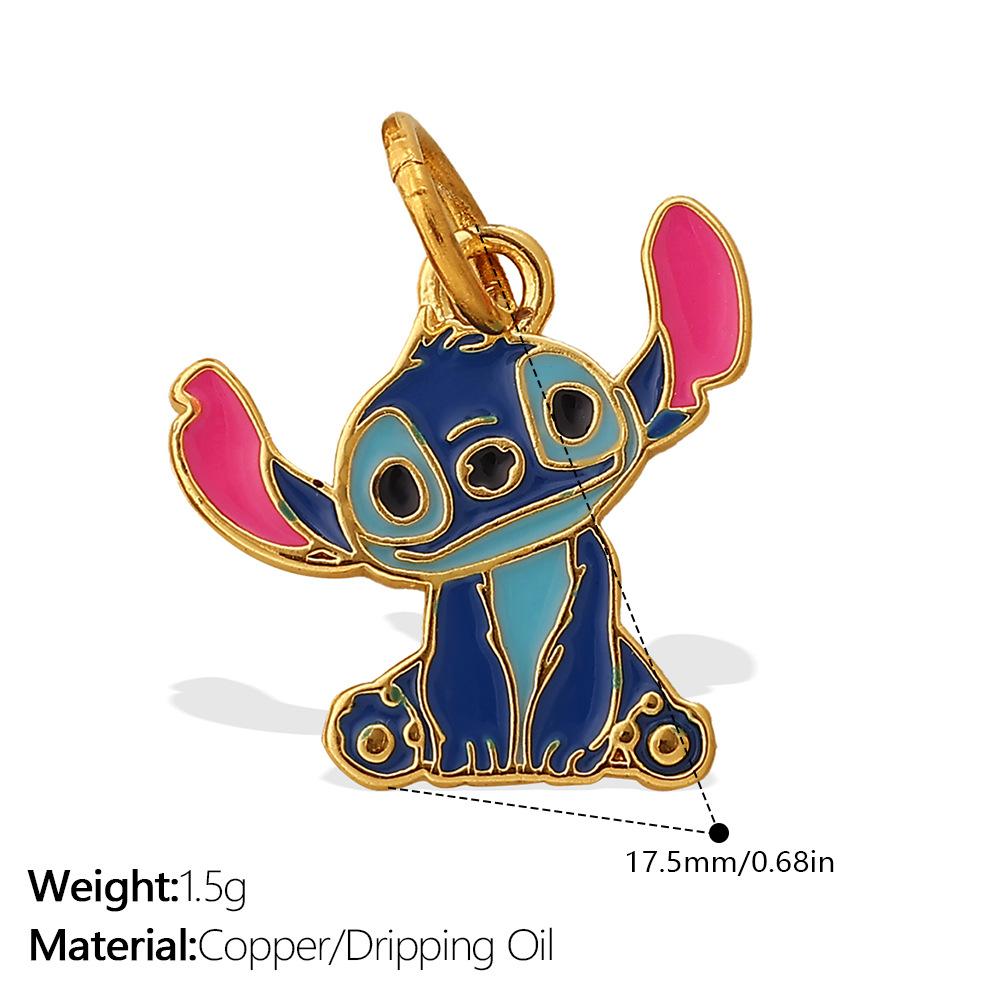 Cartoon Color Oil Drop Pendant Accessories Cute And Diverse Ice Cream Flower Diy Earrings Pendant