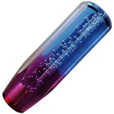 Tonra Universal Crystal Stick Shape Adapter M8 M10 M12 45x150mm 280g Acrylic MT AT Car Blue Purple