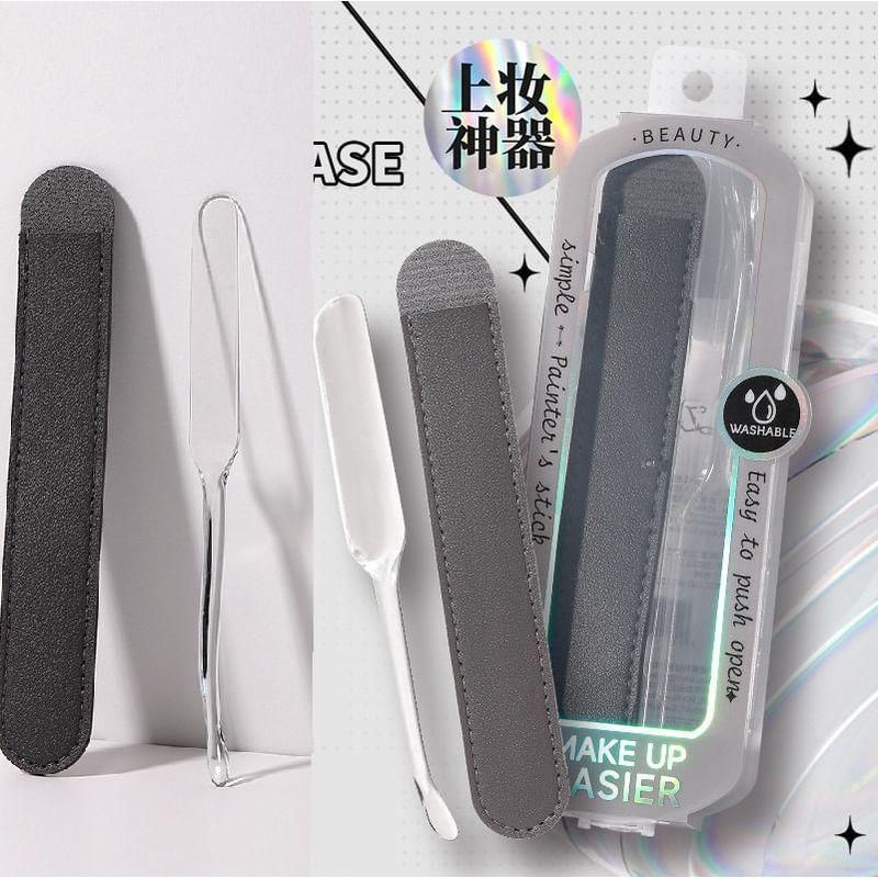 YOUSHA - Plastic Makeup Mixing Spatula with Sleeve