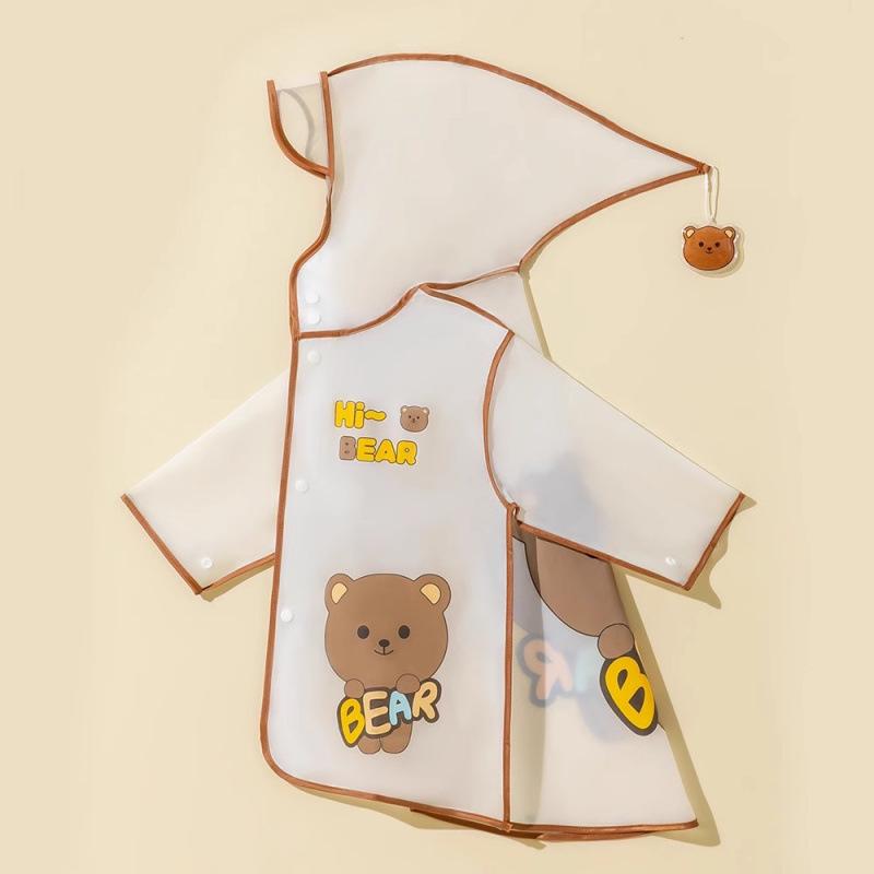 Unisex Kids' 2025 Full Body Raincoat for Kindergarten and School