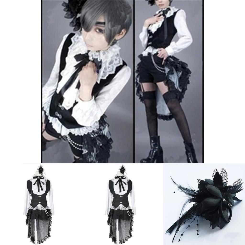 Exquisites Black Butler Ciel Phantomhive Cosplay Kostüm mit perfekten Nähten