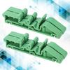 2 Set Circuit Board Bracket C45 DIN Rail Mounting Adapter Install Screw Accessories KPRH‑180