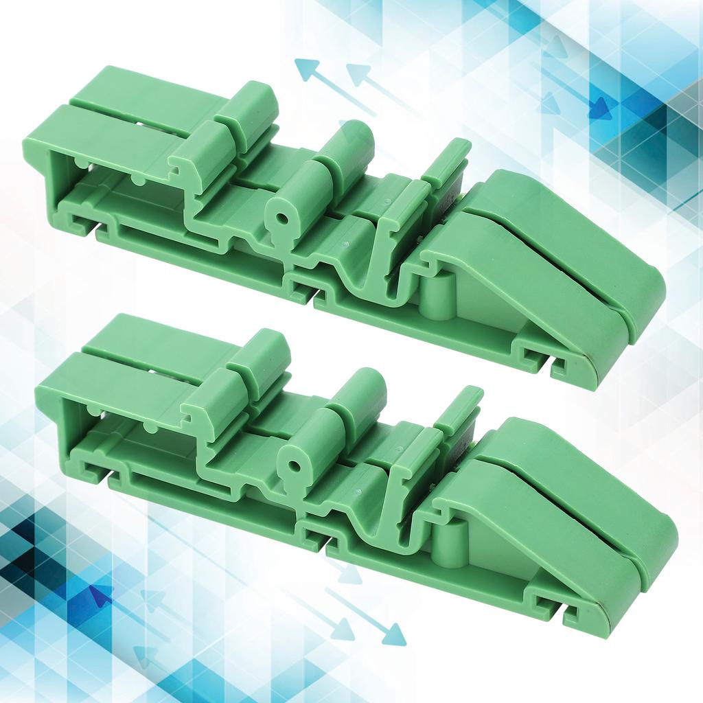 2 Set Circuit Board Bracket C45 DIN Rail Mounting Adapter Install Screw Accessories KPRH‑180