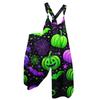 Damesommeroveraller Blomstertrykk Vintage Jumpsuit (Ikke-justerbare stropper)