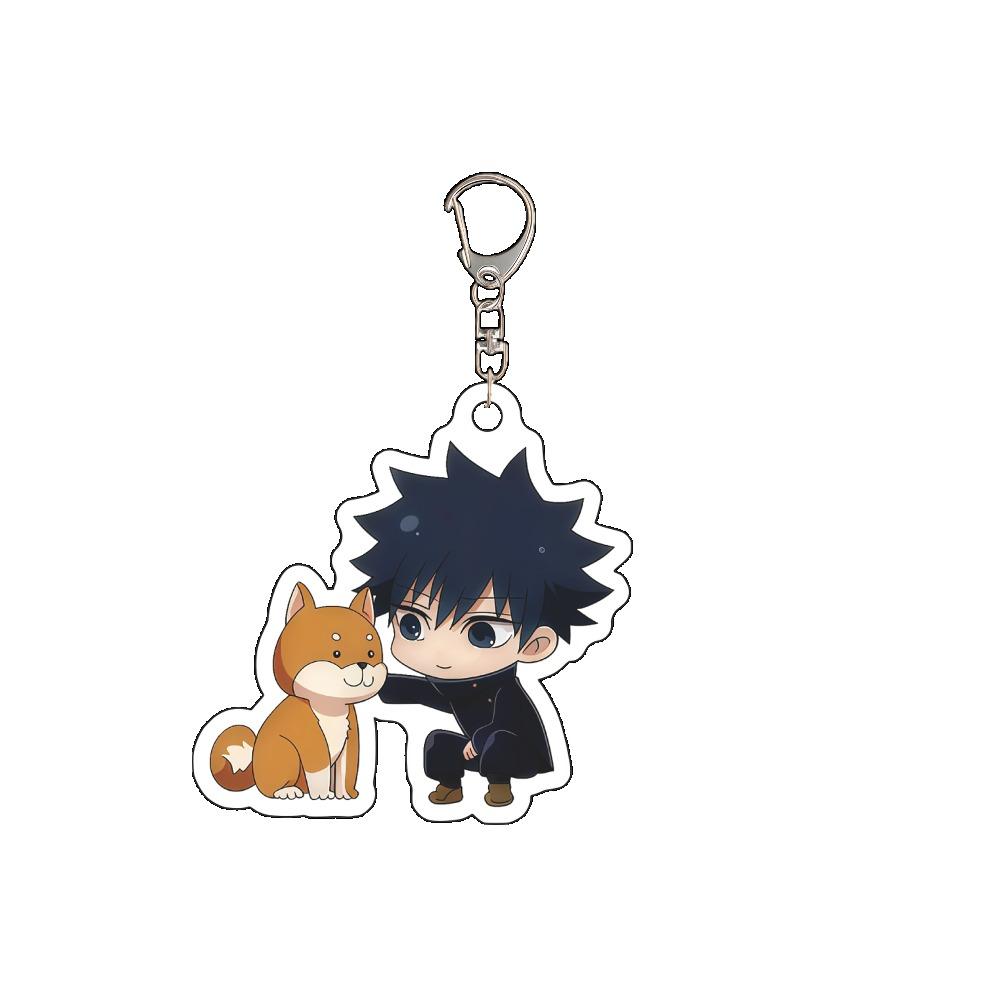 Acrylic Keychain For Anime Jujutsu Kaisen Fushiguro Megumi Okkotsu Yuta Choso Zenin Naoya Itadori Yuji Peripheral Pendant Gift