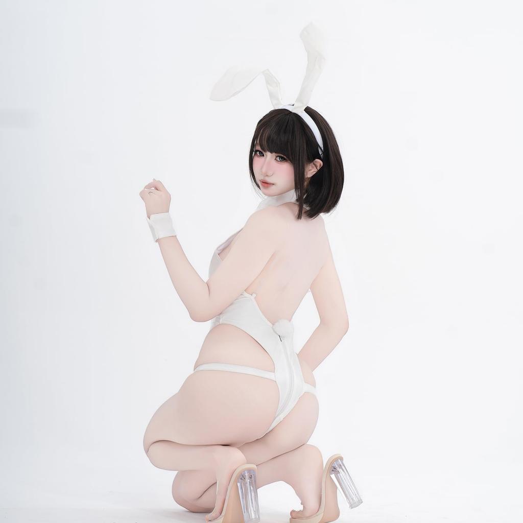 Bunny Girl Sexy Cosplay Reverse Bunny Leotard Rabbit Bunny Little Devil PU Leather Moe Erotic Erotic Underwear Bodyco SM PU Leather Training Cute