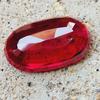 109.15 Ct Natural Mozambique Red Ruby Oval Cut Certified Loose Gemstone