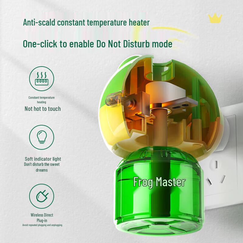 Frog Prince Fragrance-Free Electric Mosquito Repellent Kit