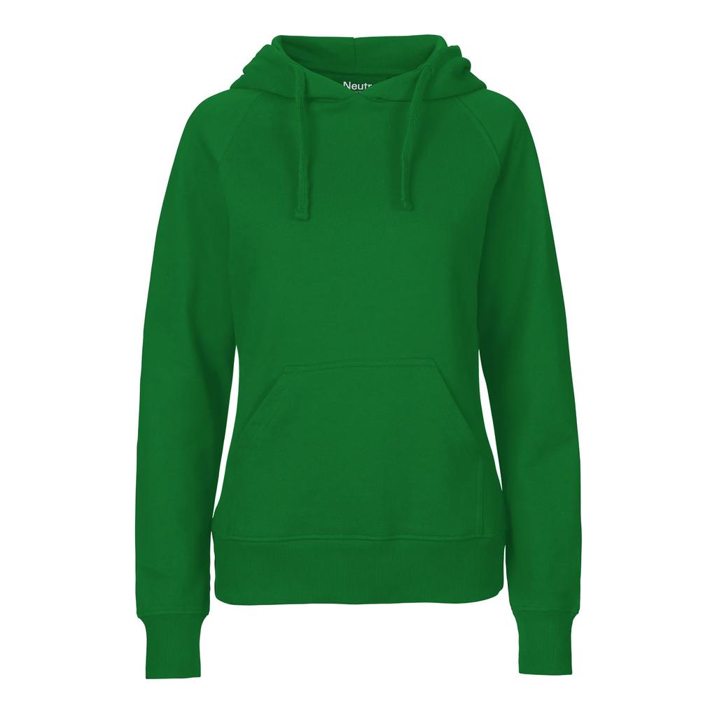 Neutraler Damen/Damen Einfarbiges Kapuzensweatshirt