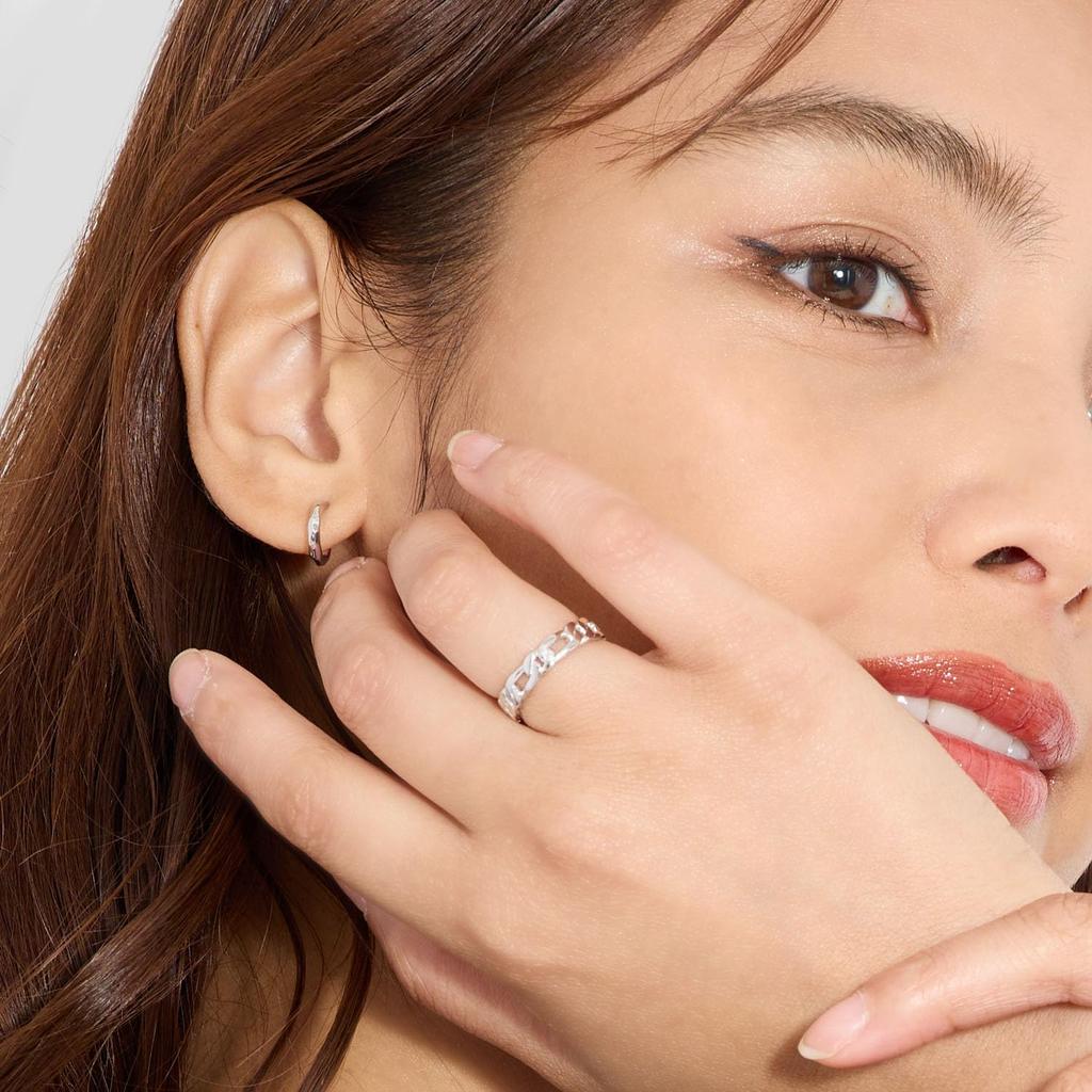 Lala Christie Figaro Chain Ring for Silver 925 Size Women, [WHITE Label], 11, r14051-w-11