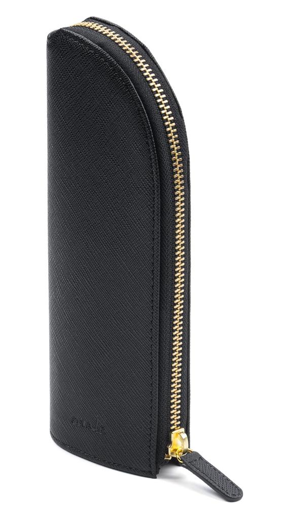 Corale Stand Pen Leather Pen Pencil Pen Stylish for Adults Case, Case, Women's Case, Holder, (Black)