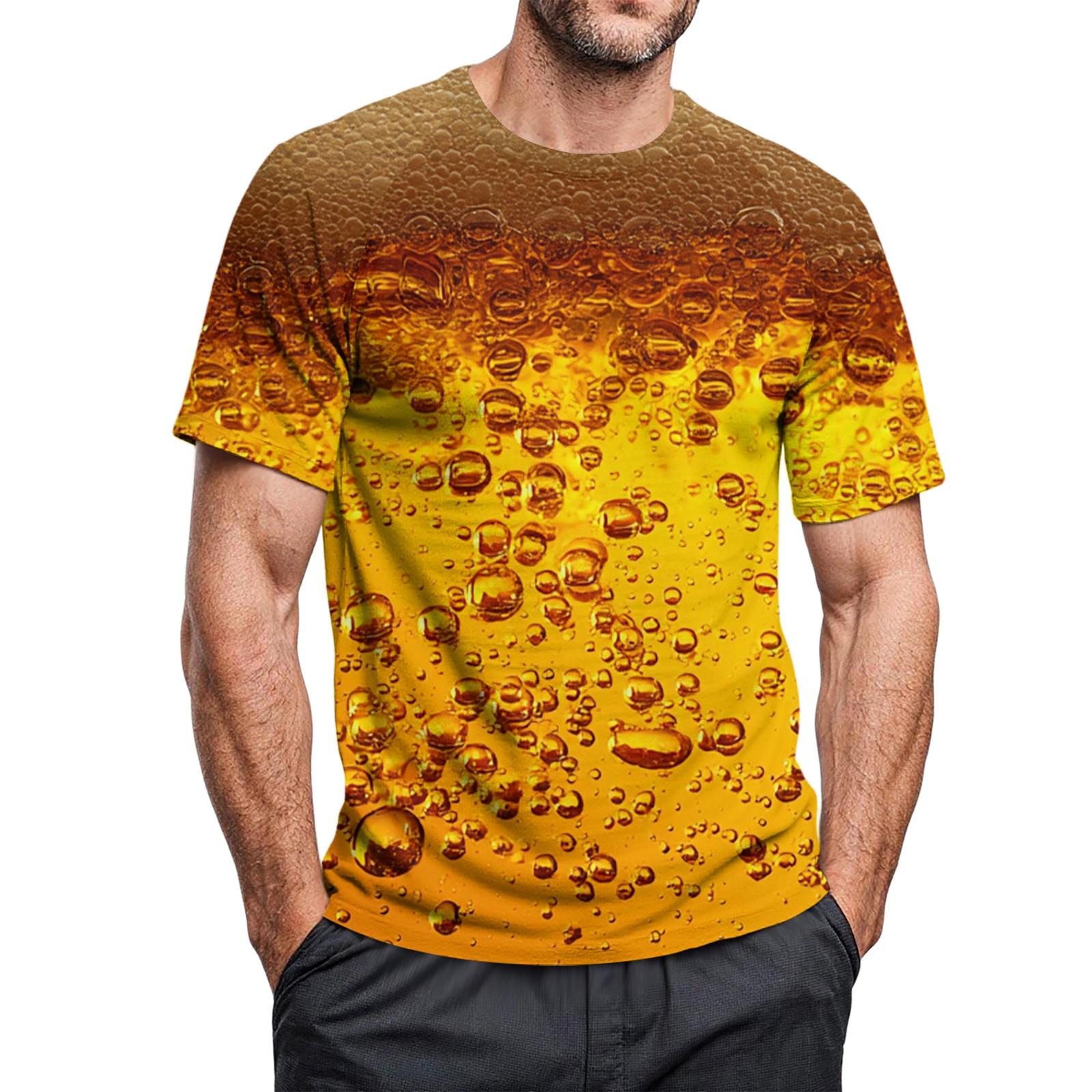 

Мужская повседневная футболка с круглым вырезом и короткими рукавами с принтом XXXL