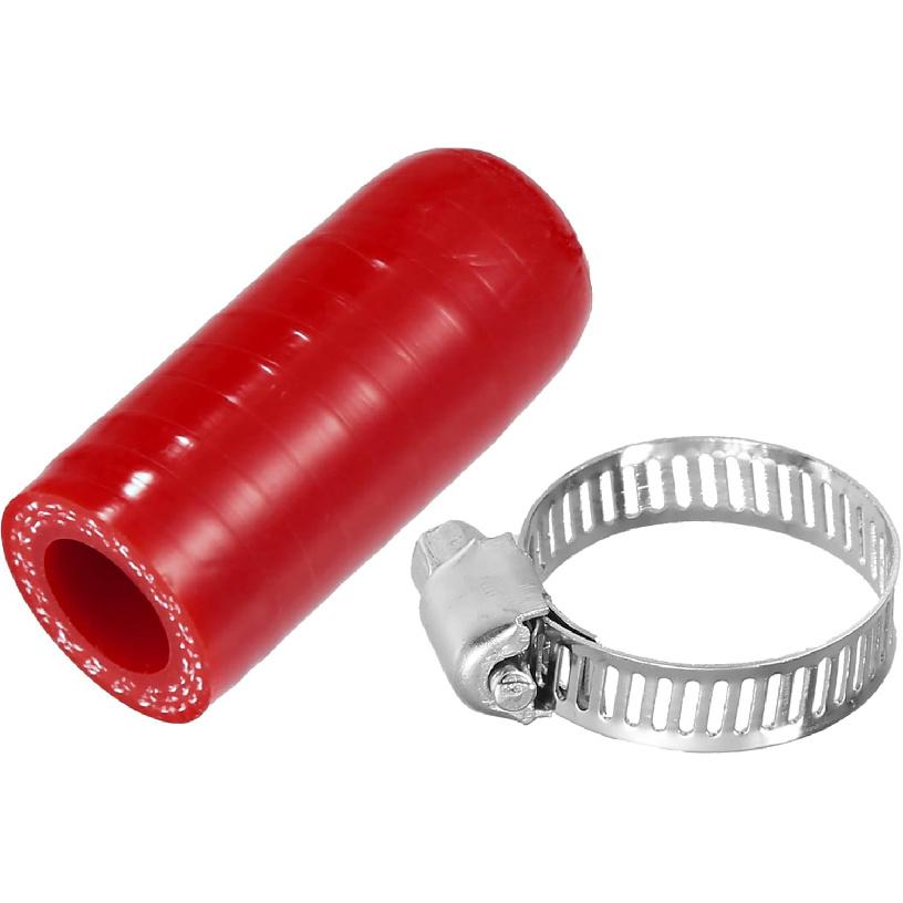 Reinforced Silicone Coolant Cap Kit, 0.71" ID Turbo Bypass Valve Cap Universal for Car Vacuum Throttle Body Water Port Fix Leak High Temperature