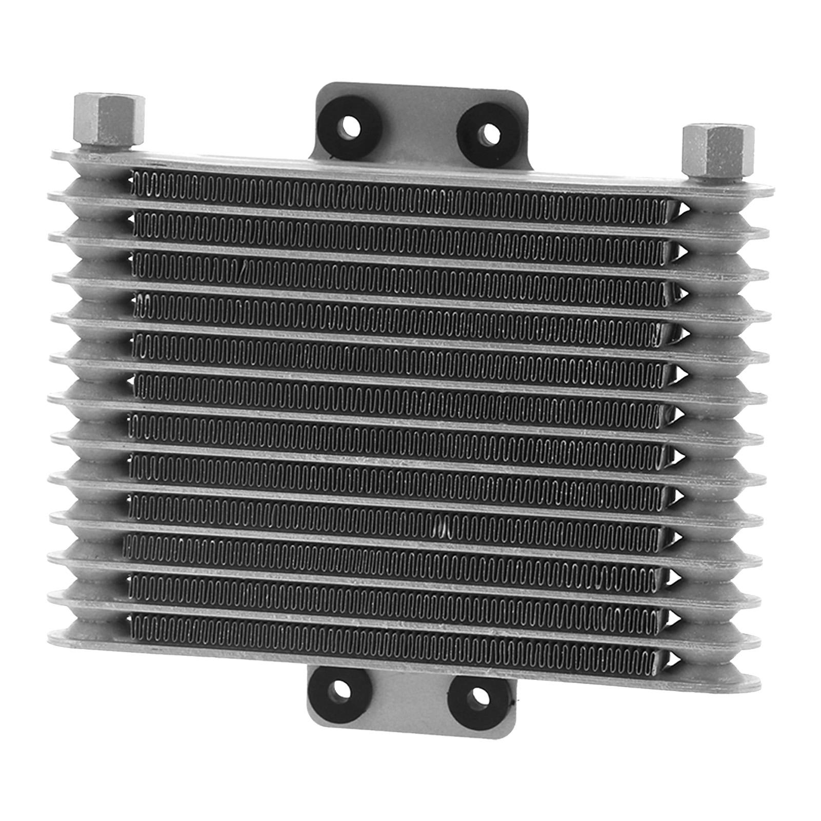 

Radiator Engine Oil Cooler Aluminium Alloy Silver Universal for Automobile Motorcycle 125CC 250CC