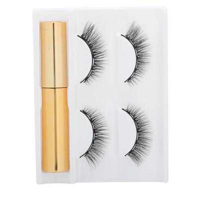 2 Pary Zestawów Sztucznych Rzęs z 5 Magnesami Magnetyczny Eyeliner w Płynie Wodoodporny Trwały Rzęsa