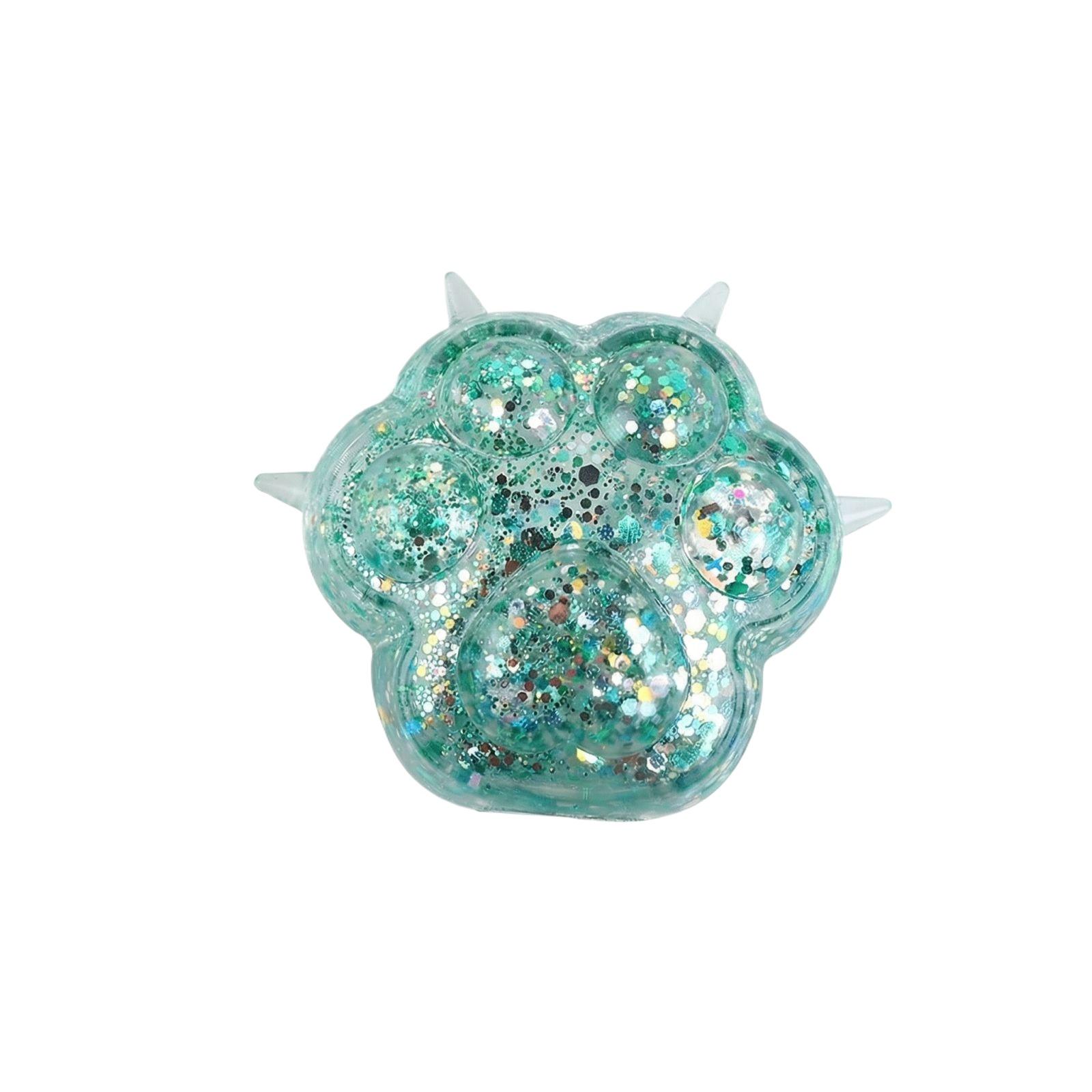 

Cute Toy With Gold Glitter And Maltose For Stress Relief.