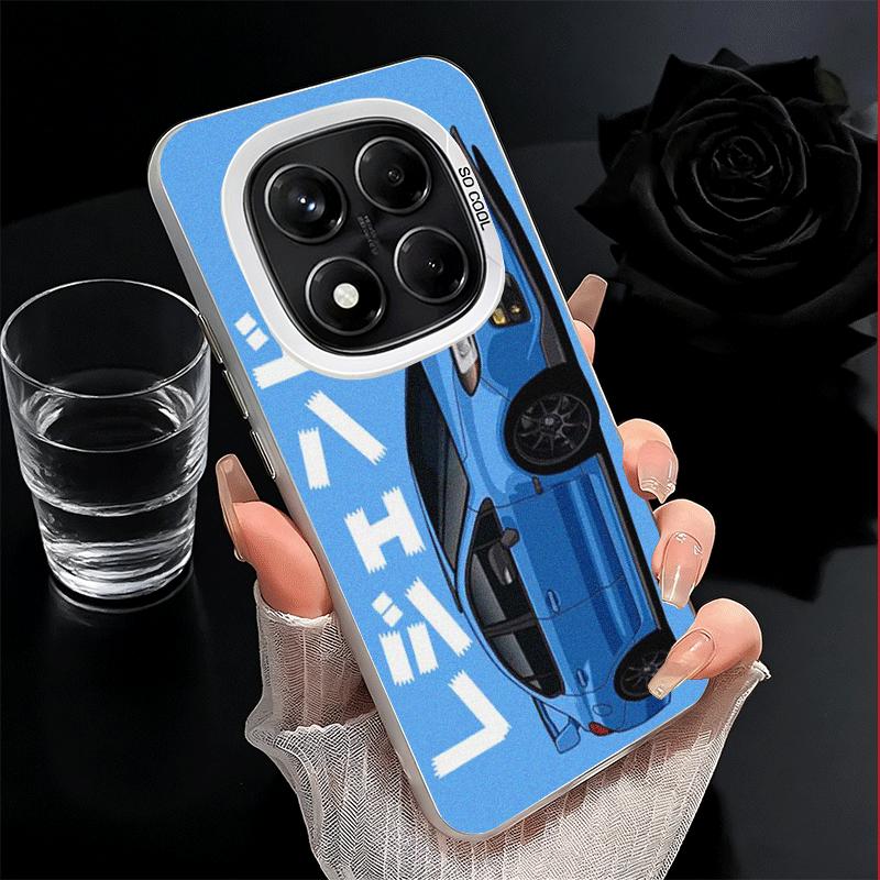 JDM Tokyo Drift Sports Car Soft Phone Case for Xiaomi Redmi Note 13 14 15 Pro Plus 12S 12 11S 11 11T 10S 10 Shockproof Cover Bac