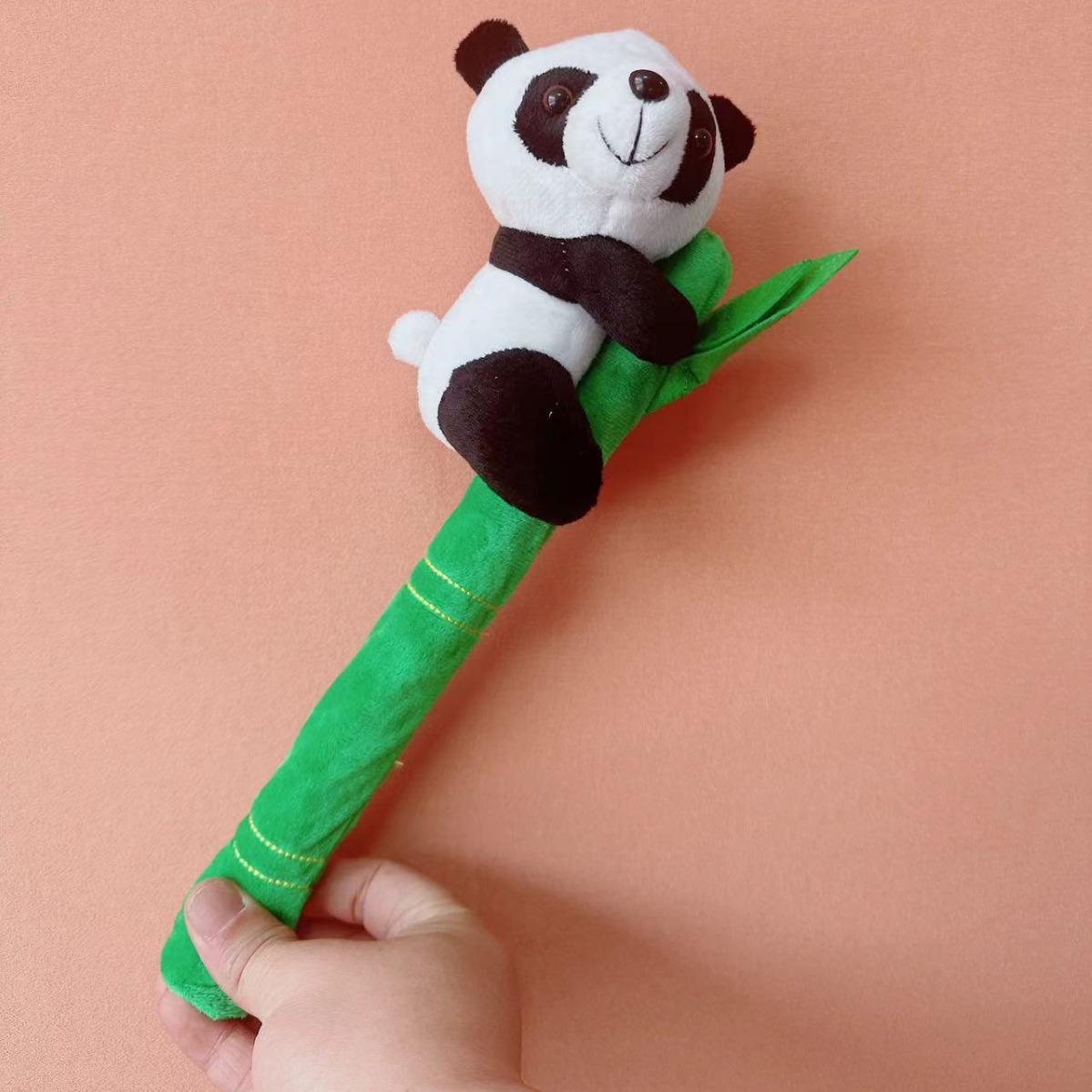 

Интернет-знаменитость Бамбуковая панда Милая плюшевая кукла Фигурка Украшение: Туризм в Живописном районе Зоопарка Маленький подарок 35cm