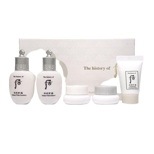 The history of whoo (sgL1) Gongjinhyang Seol Radiant White 5-teiliges Spezial-Geschenkset / (sg)