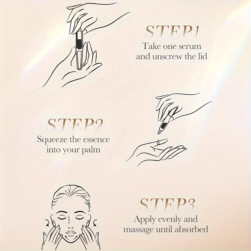 Rice Pulp Second Throw Essence Hyaluronic Acid Smooth Wrinkle Essence Skin Tone Moisturize Delicate Smooth Facial Skin Suitable for Dry Dark Skin