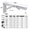 Heavy Duty Stainless Steel Folding Triangle Wall Support Bracket