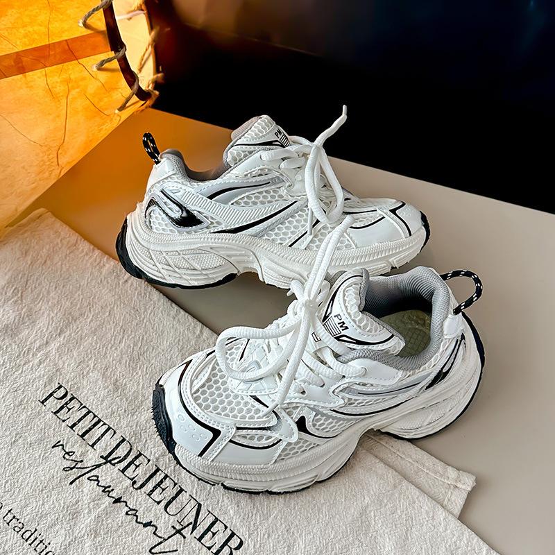 

Girls sports shoes 2025 autumn new children s dad shoes medium and older children s casual shoes soft-soled running shoes student shoes 32
