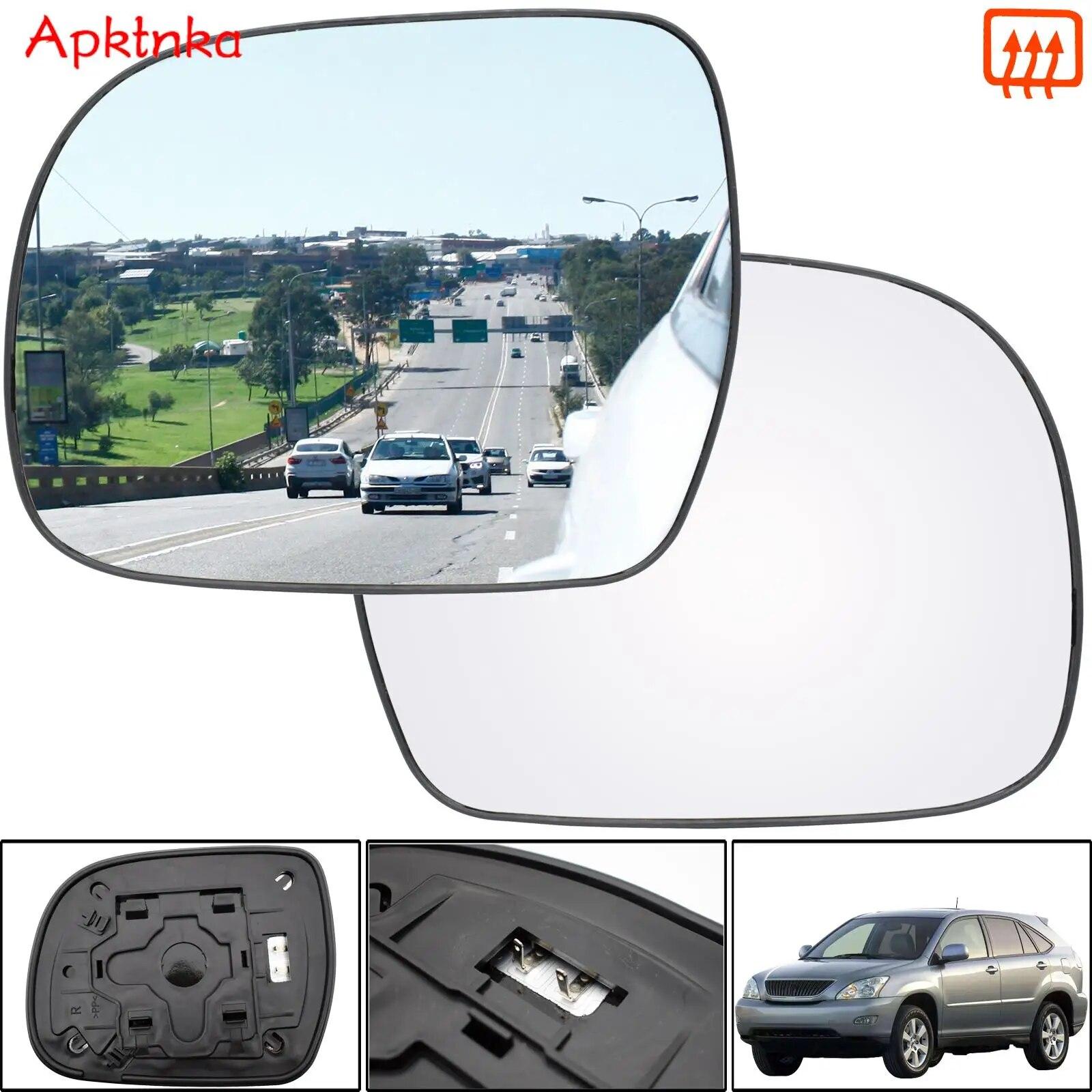 

Для Lexus RX300 RX350 RX400 RX400H 2003-2008 Toyota Hilux 2005-2010 левое и правое боковое зеркало стекло с подогревом пластина заднего вида