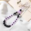 Korean Love Heart Beaded Phone Chain & Keychain Set for Women
