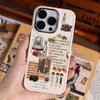 Yuezhen Vintage Retro Waterproof PET Journal Stickers - Die-cut DIY Creative Material