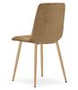 KARA Chair - Brown Velvet / Wood Color Legs X 1