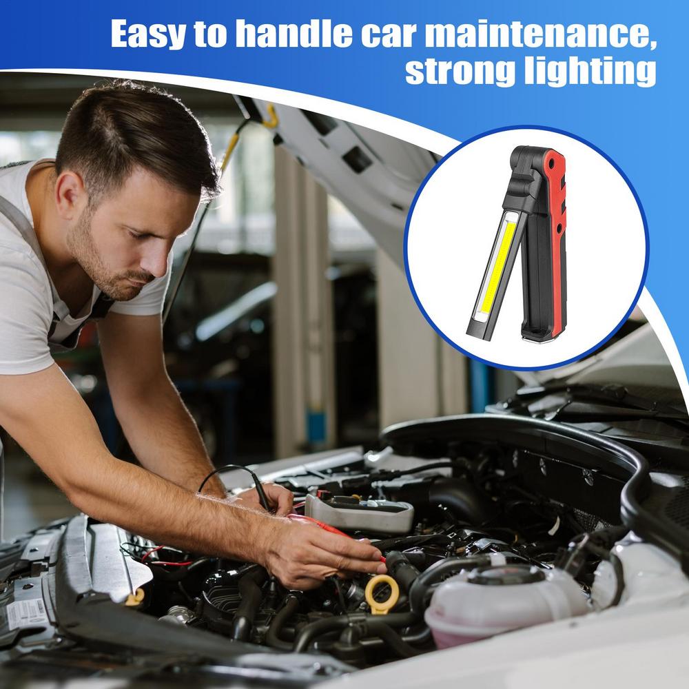 Automotive Work Light Foldable Car Maintenance Lamp LED Work Lights With Ergonomic Grip For Workshop Garage Automotive Repair