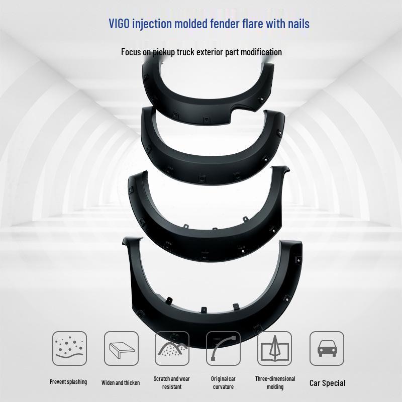 

Rivet Fender Flares for Toyota Hilux VIGO Yes чёрный