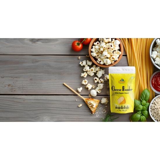 Saipro's EATERY HARVEST White Cheese Powder 400 Gm= (200 * 2 Pack) Seasoning for Popcorn, Pasta, Pizza, Nachos, Fries