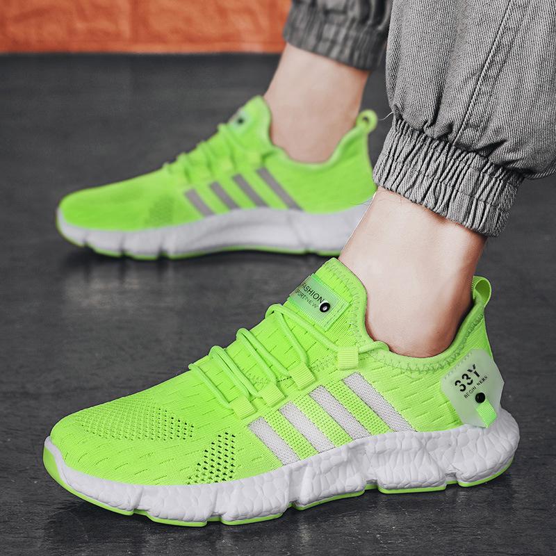 

Men s shoes summer trend men s casual shoes fashion running shoes new fly-woven sports shoes men 39