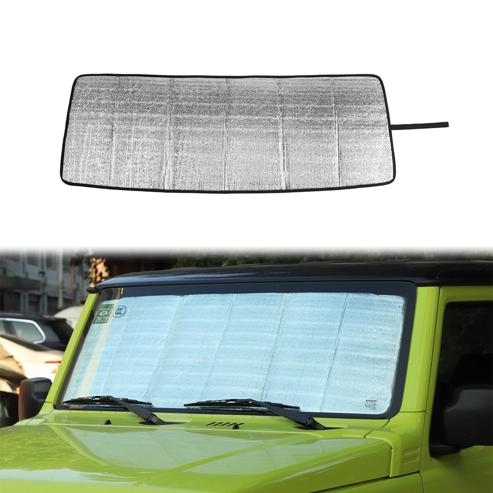 Car Front Windshield Sun Visor Cover for Suzuki Jimny JB64 JB74 -2023 Sunshades Insulation Interior Mouldings