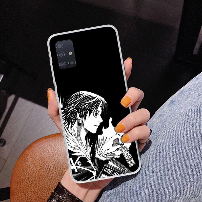 Black White Hunter X Phone Case For Samsung Galaxy A52 A32 A22 A12 A51 A31 A50S A30S A20S A10S Note 20 Ultra 10 Plus S10 A72 A71