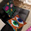Federe per Cuscini Yayoi Kusama Cartone Animato Divano Decorativo Casa Stampa Double-sided Peluche Corto Carino Copricuscino