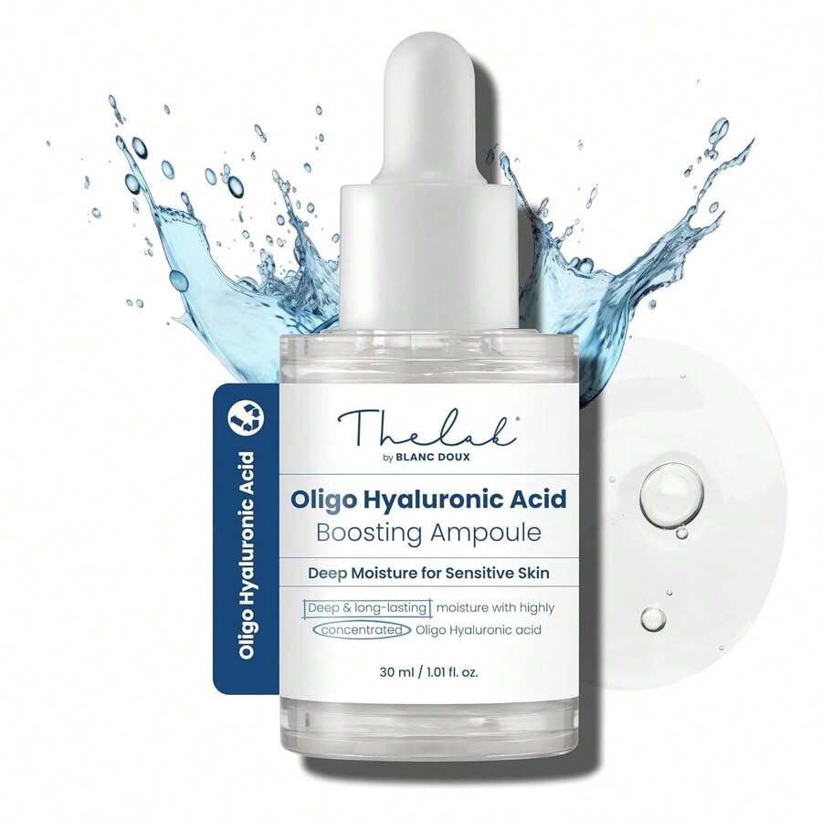 

THE LAB by blanc doux Blanc Doux Oligo Hyaluronic Acid Serum 30ml - Deeply Intense Hydrating Daily Oil-Free Essence Ampoule VEGAN Face Moisturizer