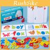 Holz-Alphabet-Puzzle-Spielzeug für Kinder Pädagogisches Lern-Geschenk für die Früherziehung