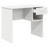 Minimalist White Computer Desk with Drawer Storage Compartments, Suitable for Living Rooms and Studies, Dimensions 90x49.5x75 Cm