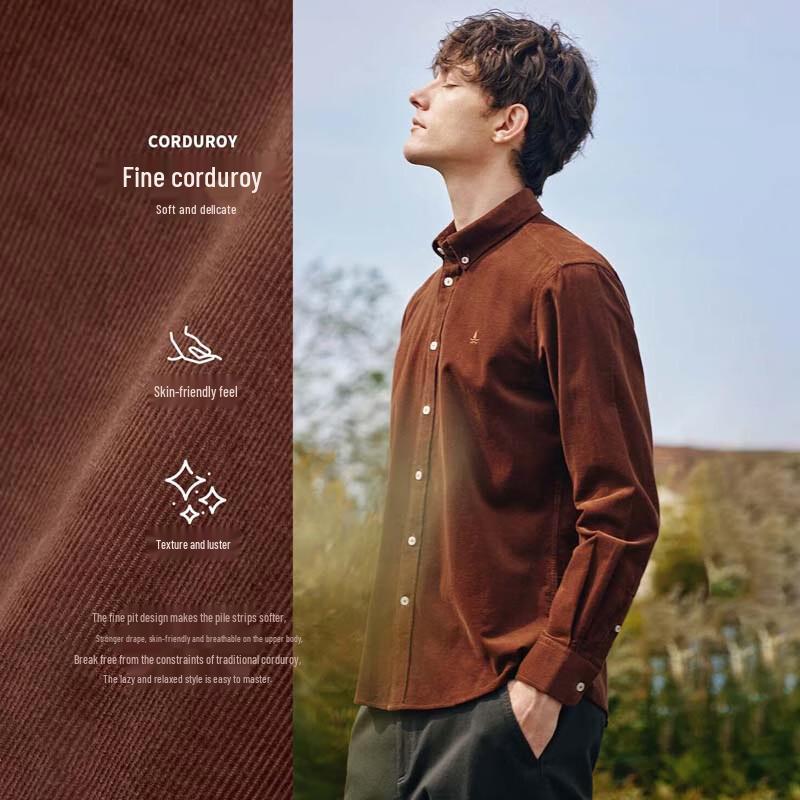 Navigare Men's Long Sleeve Casual Commuter Shirt